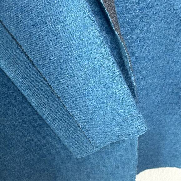 EILEEN FISHER  TURQUOISE GRAY FELTED MERINO WOOL  BLAZER SIZE S - Picture 6 of 11